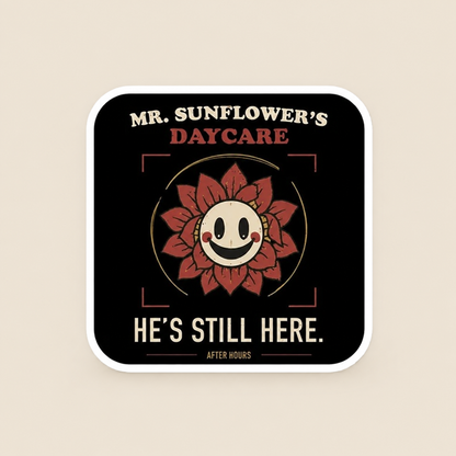 After Hours Sticker — 4×4 in