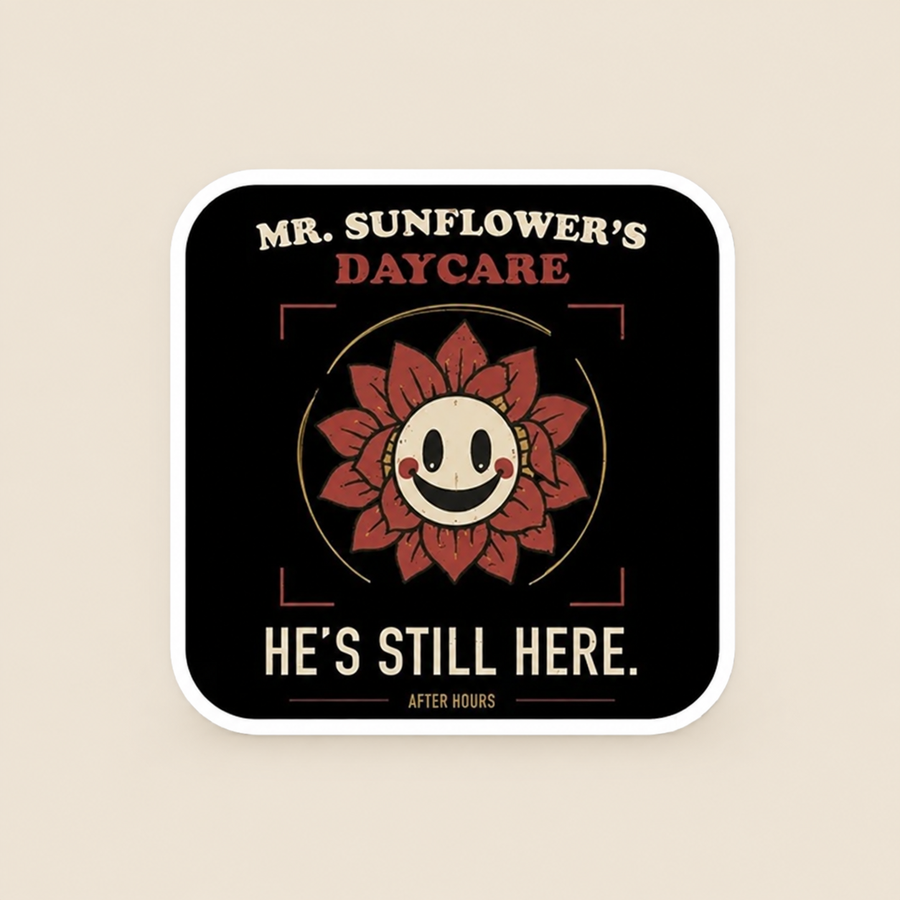 After Hours Sticker — 4×4 in