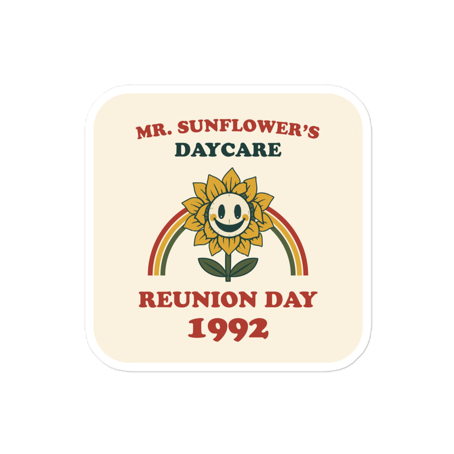 Reunion Day Sticker — 4×4 in